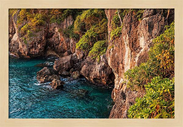 Tropical Cliff Diving Paradise