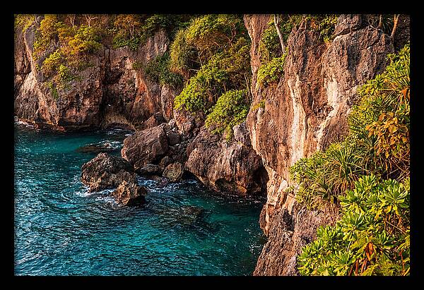Tropical Cliff Diving Paradise