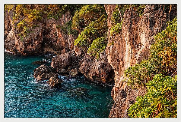 Tropical Cliff Diving Paradise