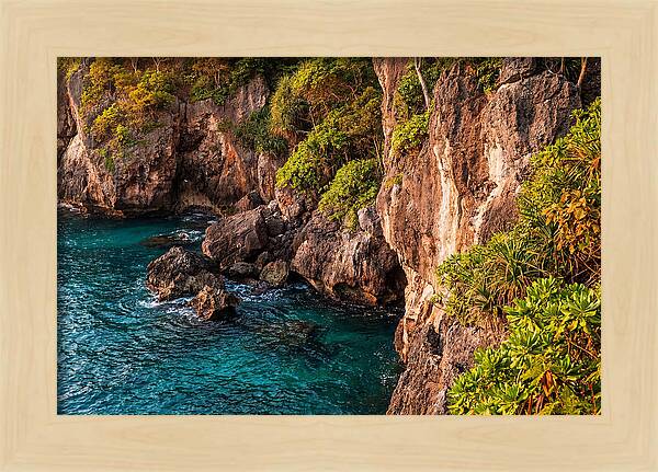 Tropical Cliff Diving Paradise
