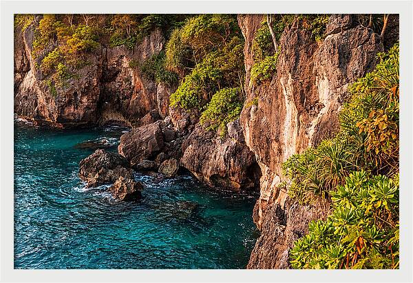 Tropical Cliff Diving Paradise