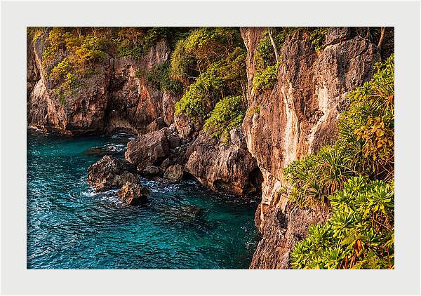 Tropical Cliff Diving Paradise