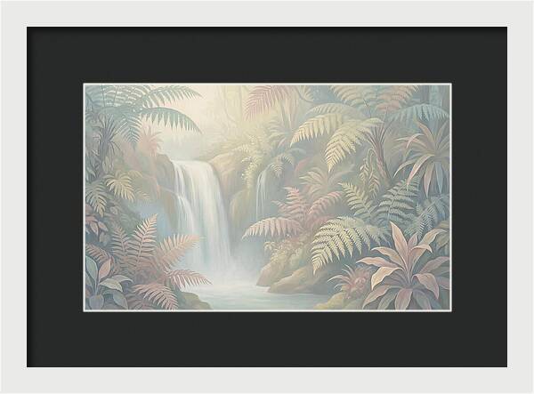 Tropical Fern Grotto Serenity