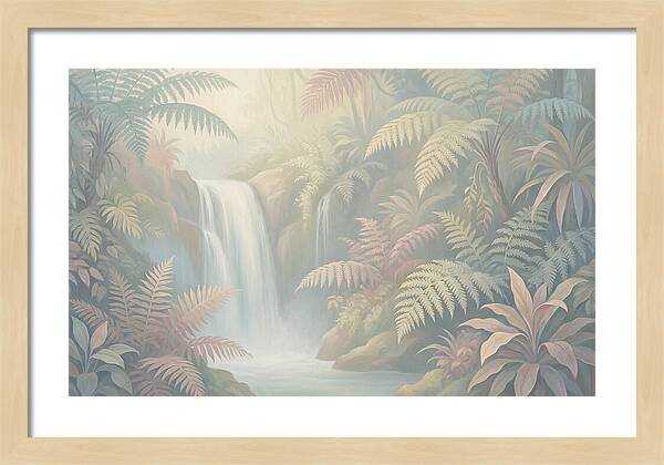 Tropical Fern Grotto Serenity