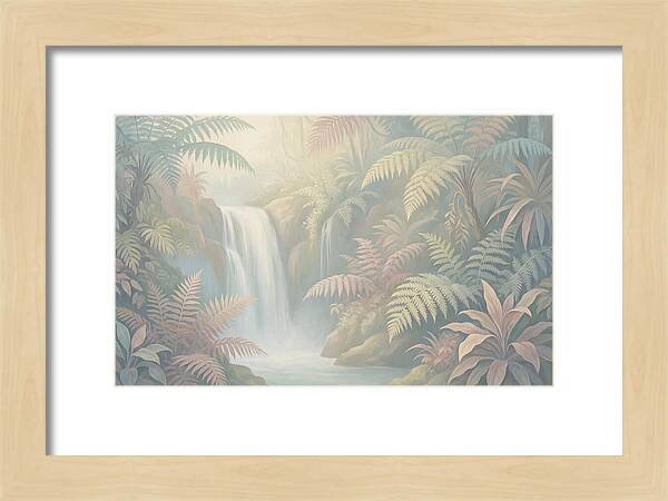 Tropical Fern Grotto Serenity