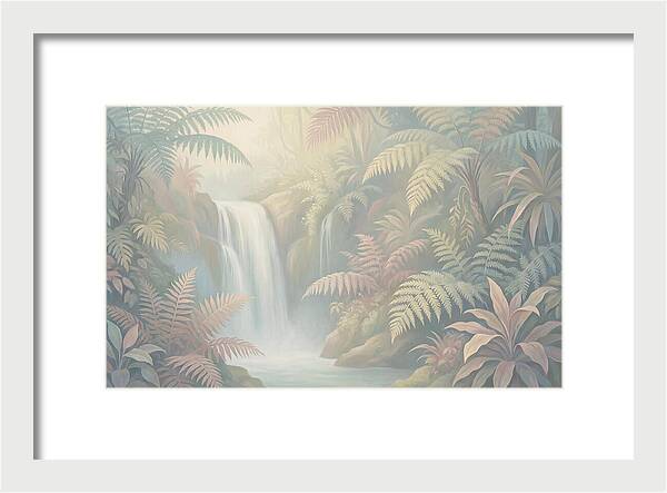 Tropical Fern Grotto Serenity