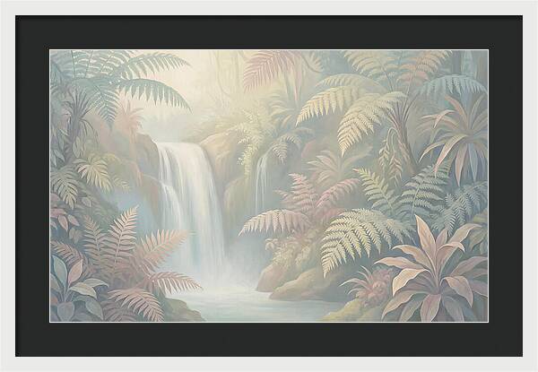 Tropical Fern Grotto Serenity