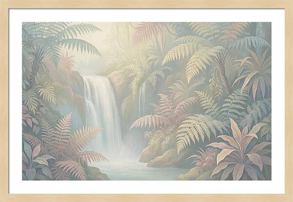Tropical Fern Grotto Serenity