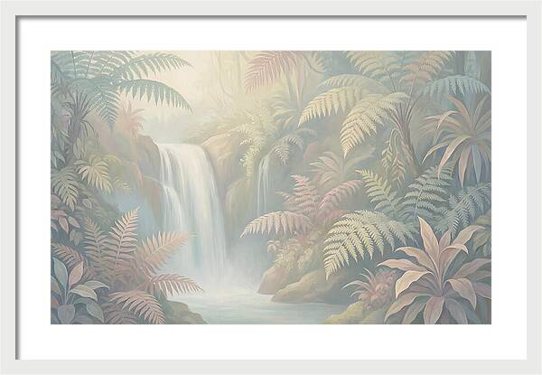 Tropical Fern Grotto Serenity