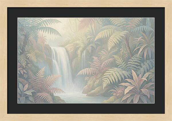 Tropical Fern Grotto Serenity