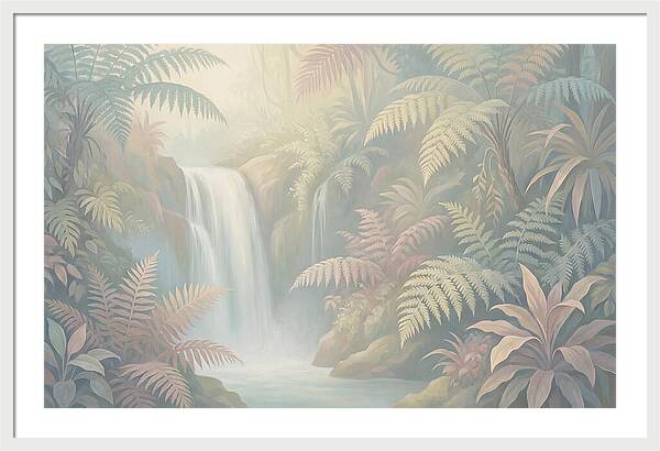 Tropical Fern Grotto Serenity