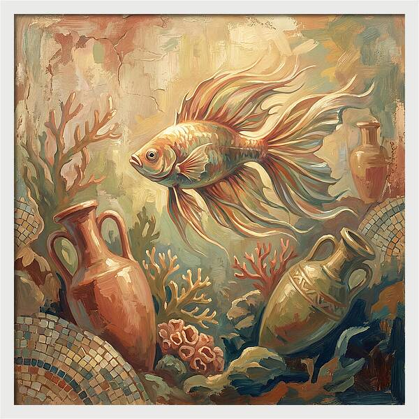 Tropical Fish Among Ancient Artifacts