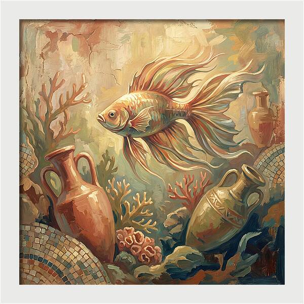 Tropical Fish Among Ancient Artifacts