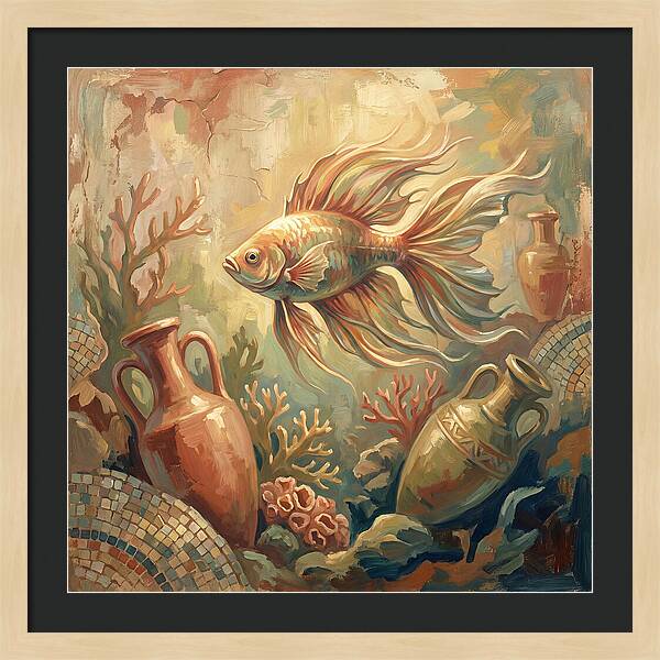 Tropical Fish Among Ancient Artifacts