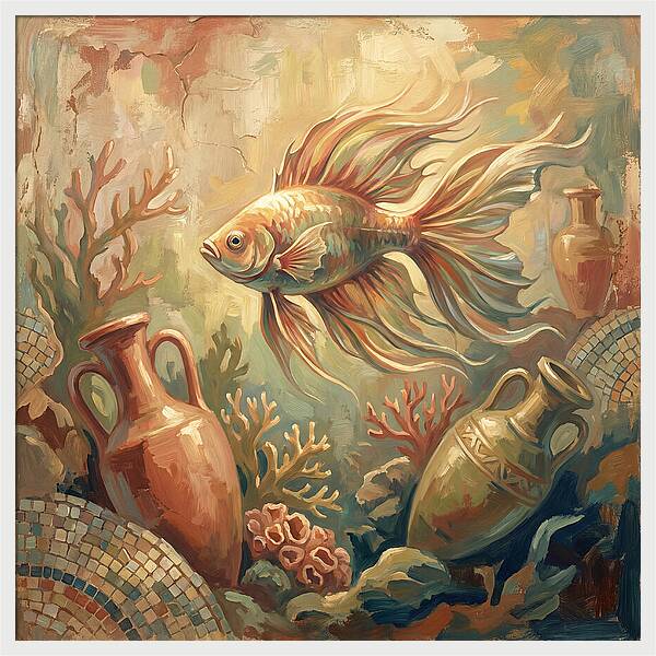 Tropical Fish Among Ancient Artifacts