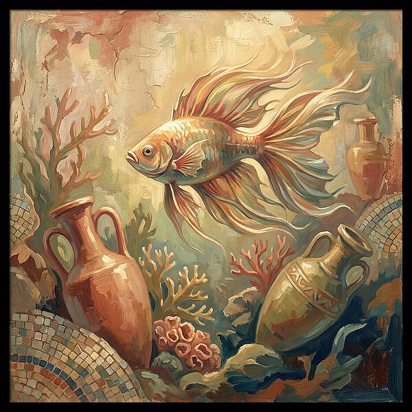 Tropical Fish Among Ancient Artifacts