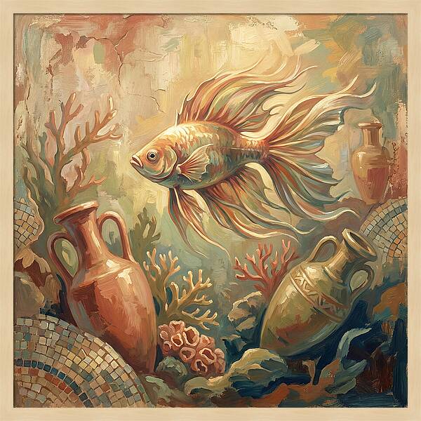 Tropical Fish Among Ancient Artifacts