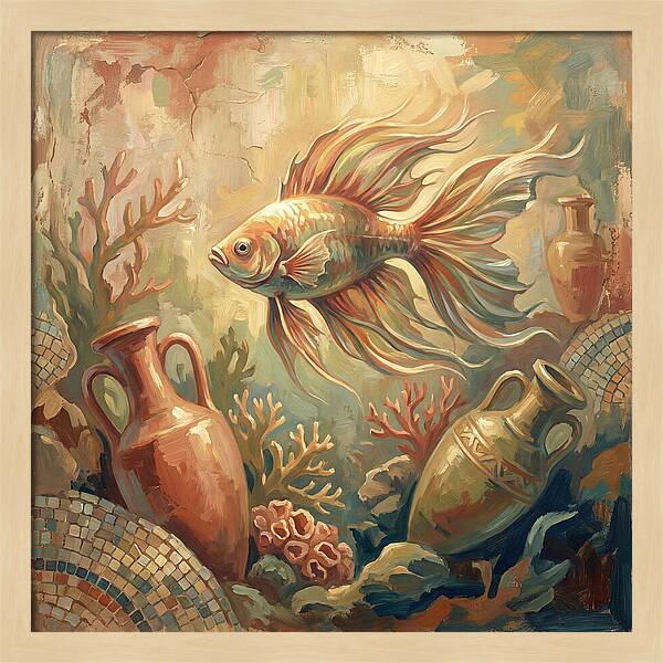 Tropical Fish Among Ancient Artifacts