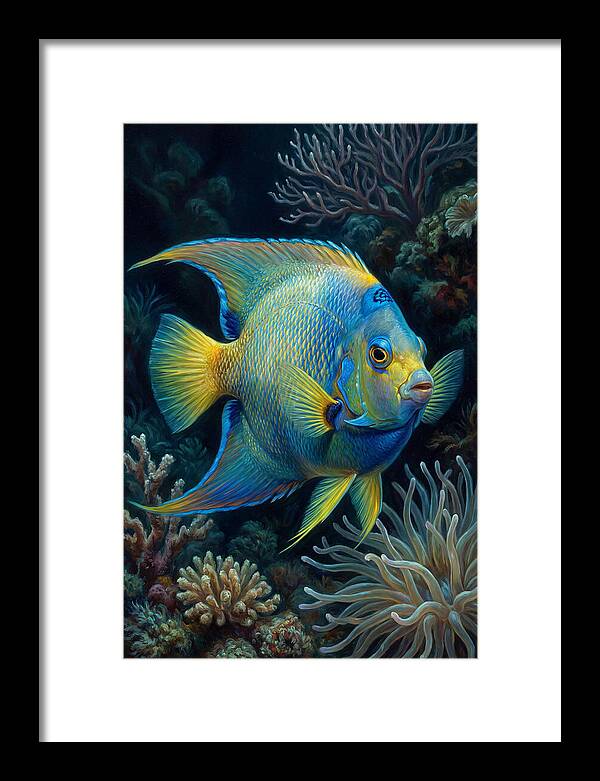 Tropical Fish In Vibrant Coral Reef