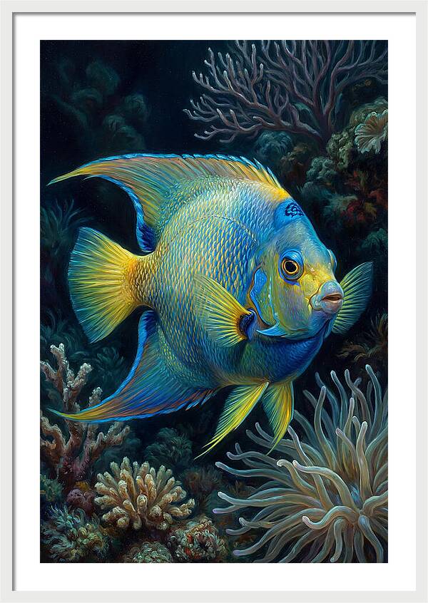 Tropical Fish In Vibrant Coral Reef