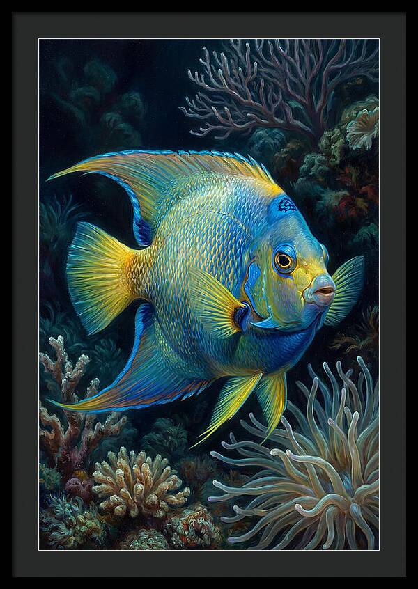 Tropical Fish In Vibrant Coral Reef