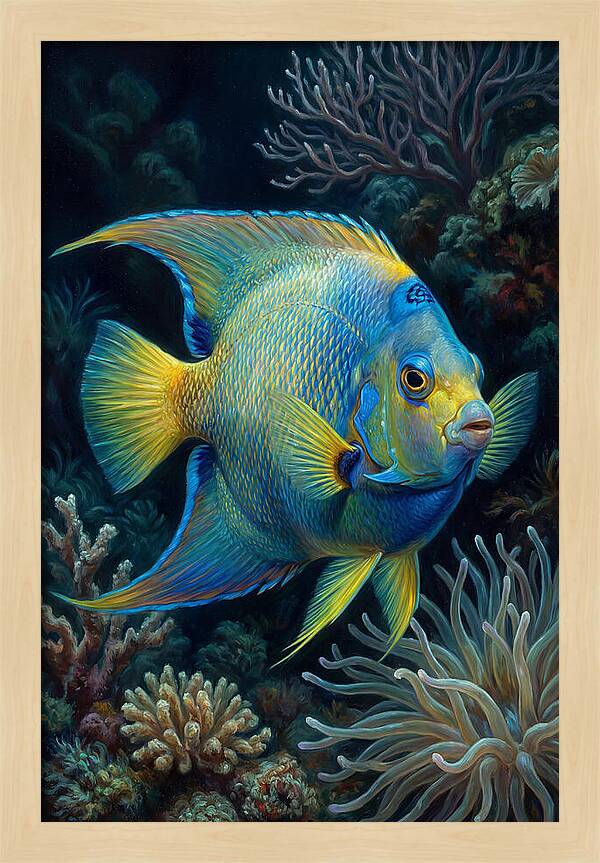 Tropical Fish In Vibrant Coral Reef