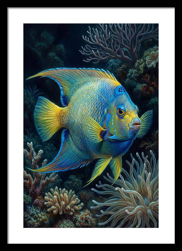 Tropical Fish In Vibrant Coral Reef