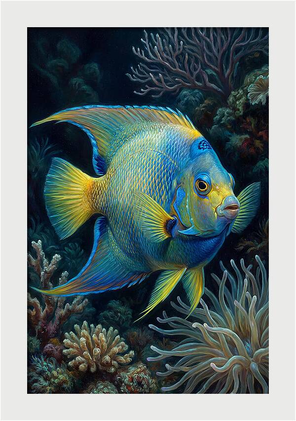 Tropical Fish In Vibrant Coral Reef