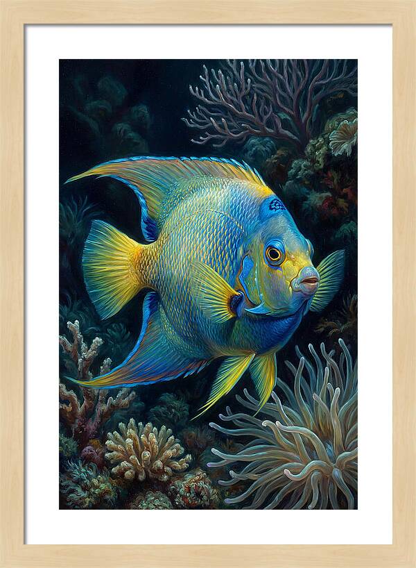 Tropical Fish In Vibrant Coral Reef