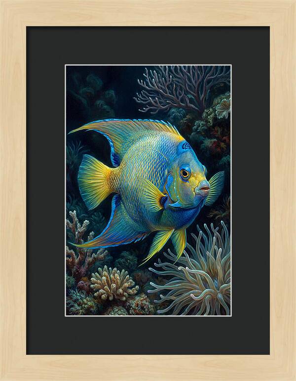 Tropical Fish In Vibrant Coral Reef
