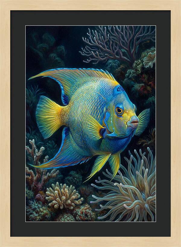 Tropical Fish In Vibrant Coral Reef