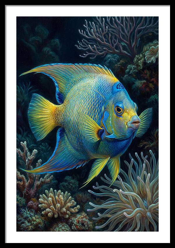 Tropical Fish In Vibrant Coral Reef