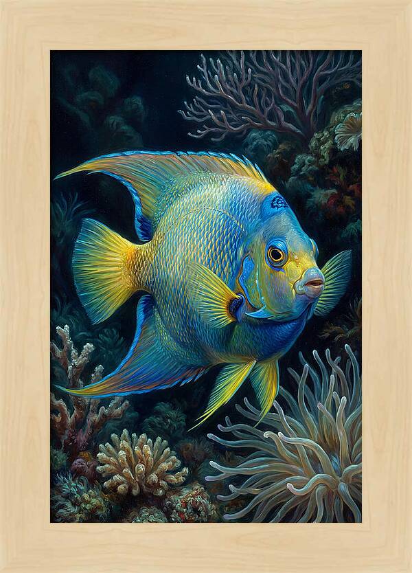 Tropical Fish In Vibrant Coral Reef