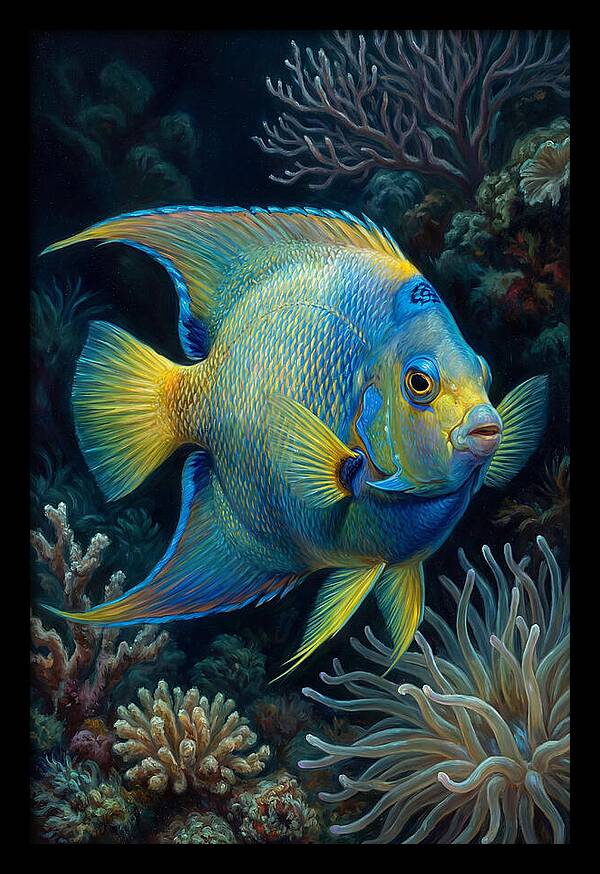 Tropical Fish In Vibrant Coral Reef