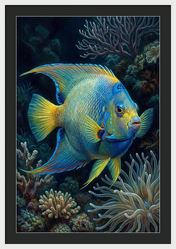 Tropical Fish In Vibrant Coral Reef