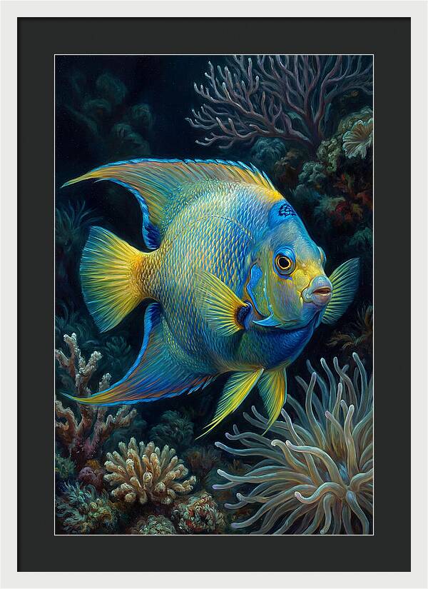 Tropical Fish In Vibrant Coral Reef
