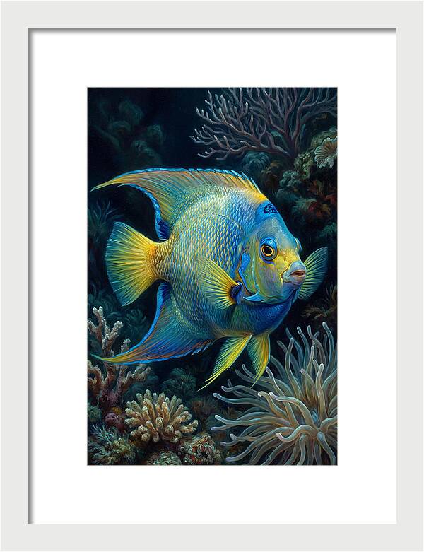 Tropical Fish In Vibrant Coral Reef
