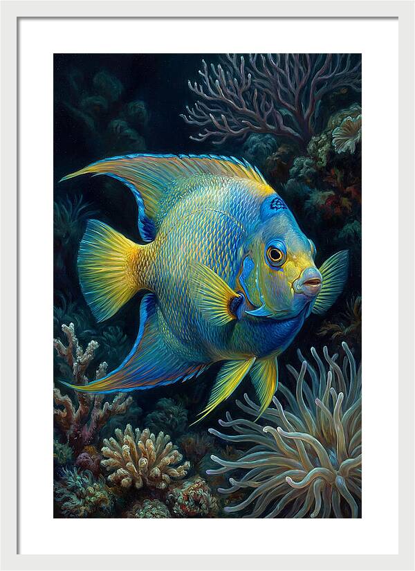 Tropical Fish In Vibrant Coral Reef
