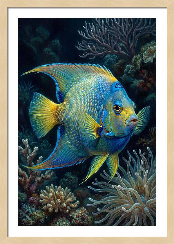 Tropical Fish In Vibrant Coral Reef