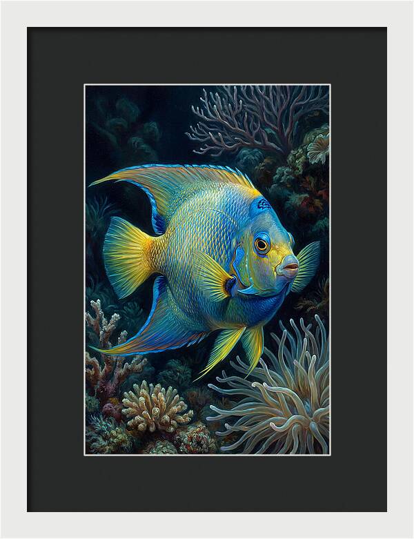 Tropical Fish In Vibrant Coral Reef