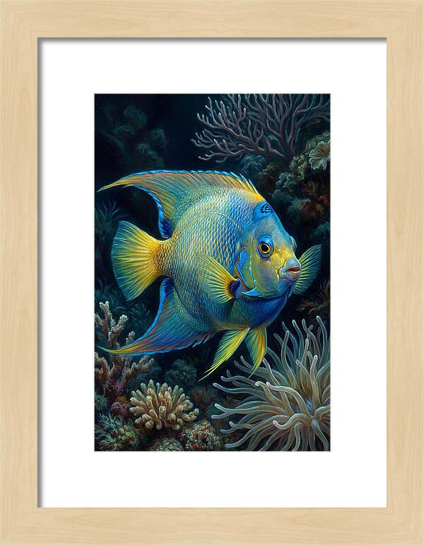 Tropical Fish In Vibrant Coral Reef
