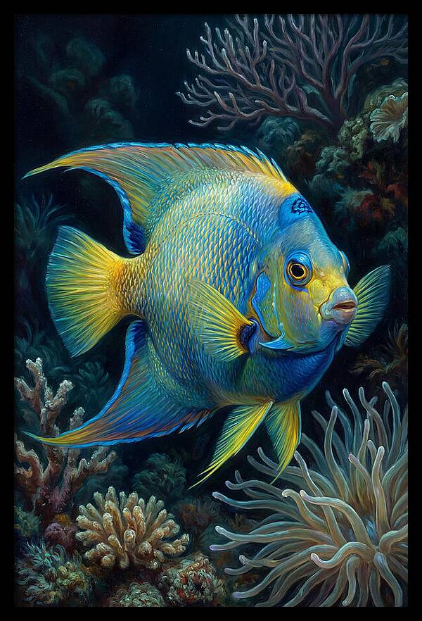 Tropical Fish In Vibrant Coral Reef