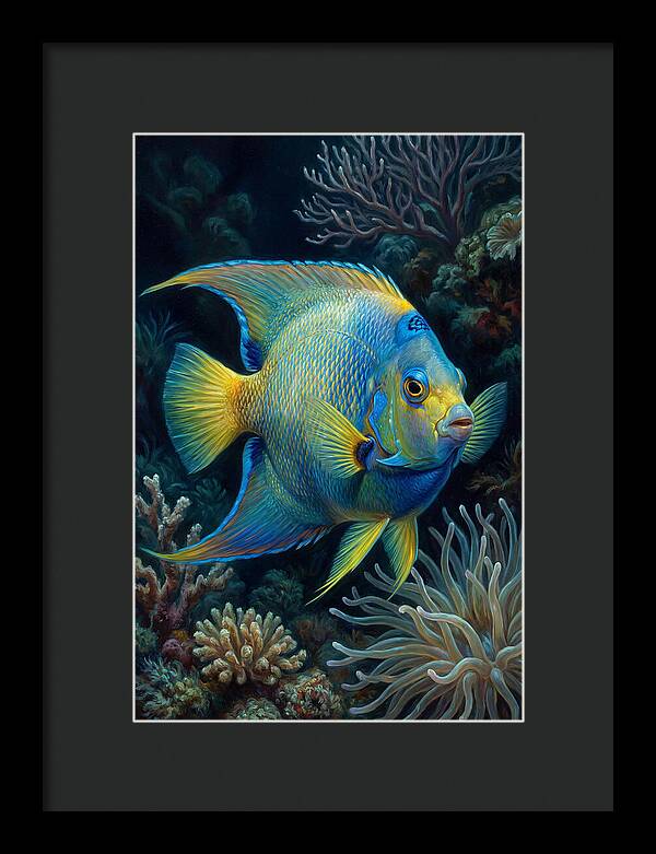 Tropical Fish In Vibrant Coral Reef