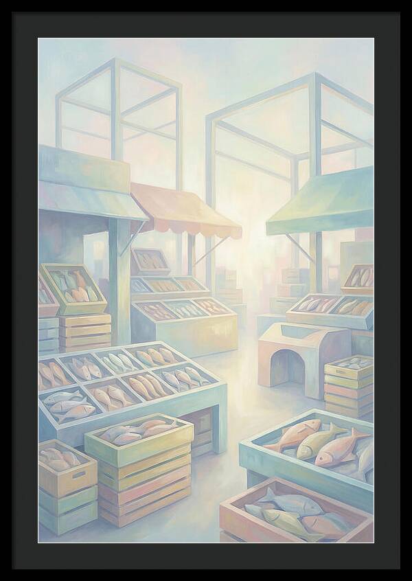 Tropical Fish Market Scene