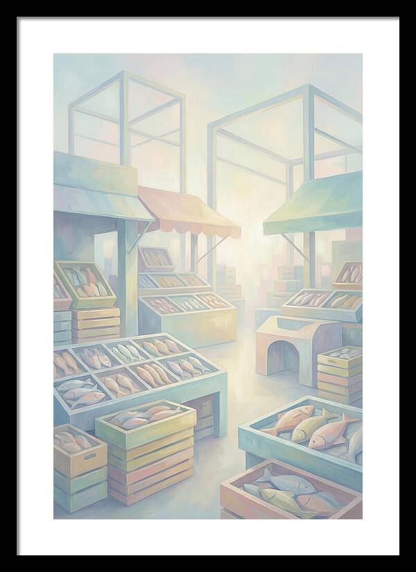 Tropical Fish Market Scene
