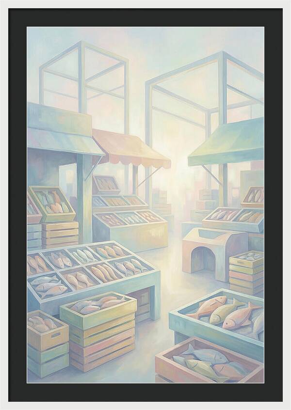 Tropical Fish Market Scene
