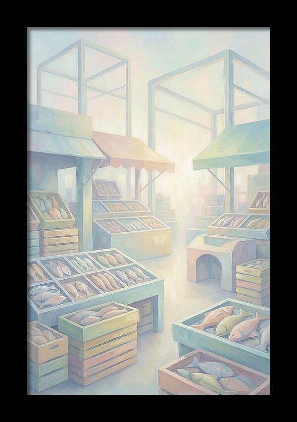Tropical Fish Market Scene