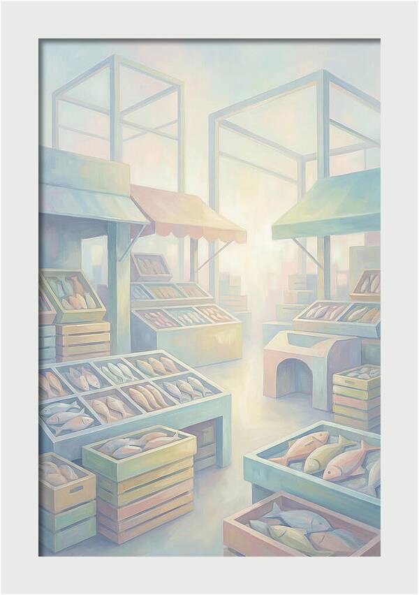 Tropical Fish Market Scene