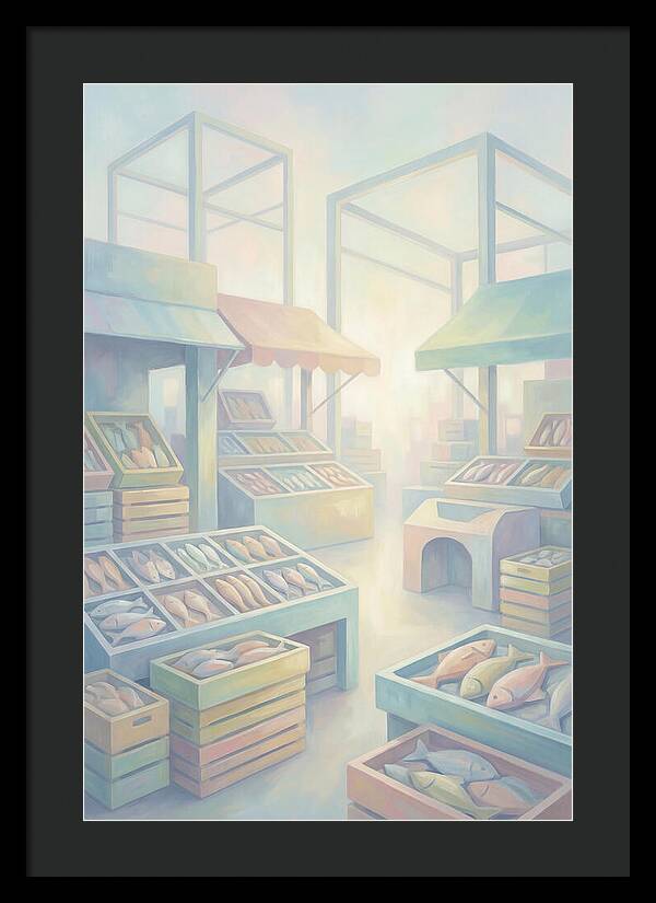 Tropical Fish Market Scene