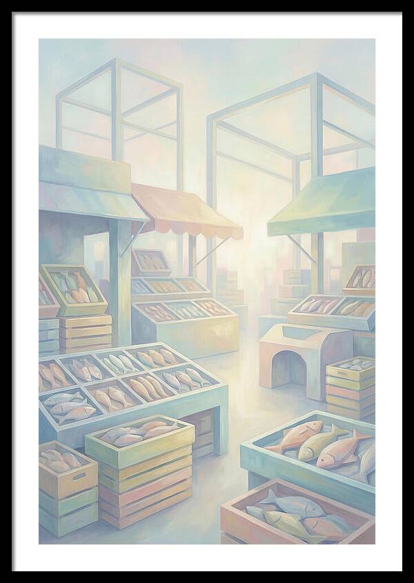 Tropical Fish Market Scene
